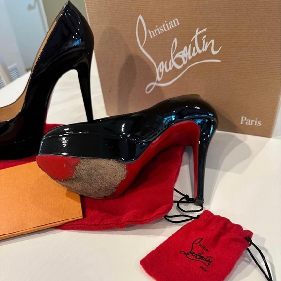 Christian Louboutin Bianca 140 Patent Calf Shoes size 38 - Picture 2 of 10